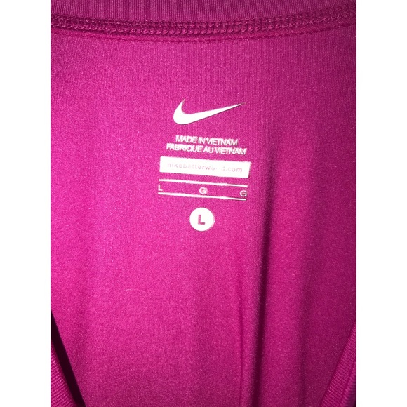Nike athletic shirt pink size large - Picture 3 of 4
